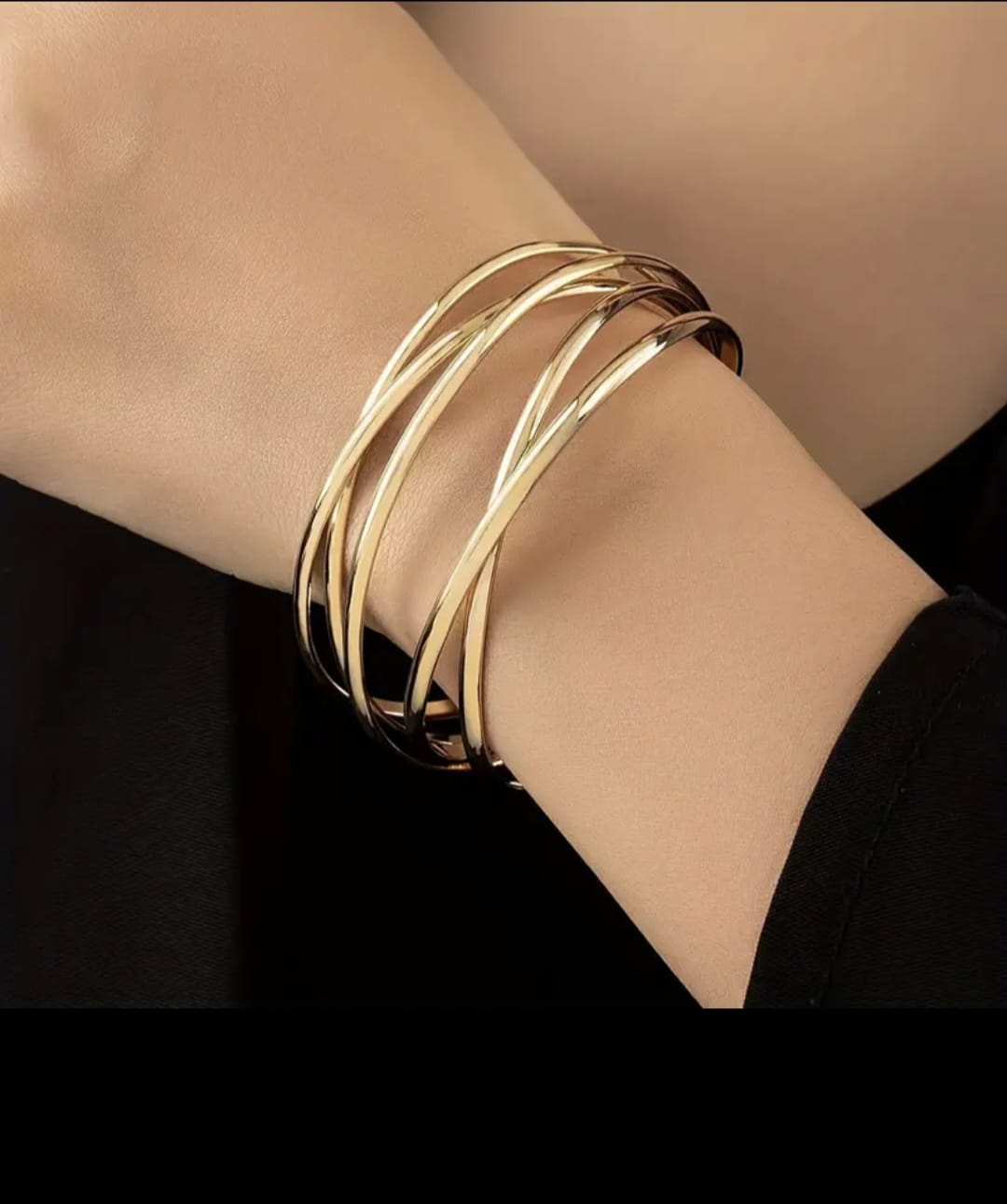 Swirl Gold Bracelet