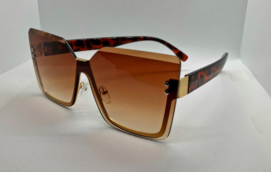 Brown fashion sunglasses